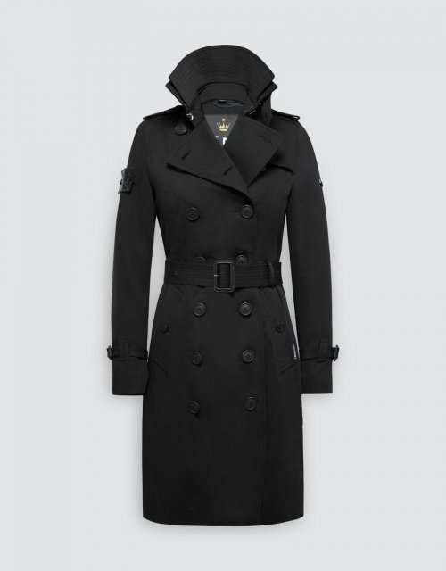Queen Classic тренч (Black/Black/Black)