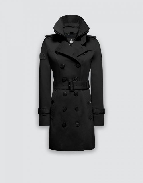Slim тренч (Black/Black/Granite)