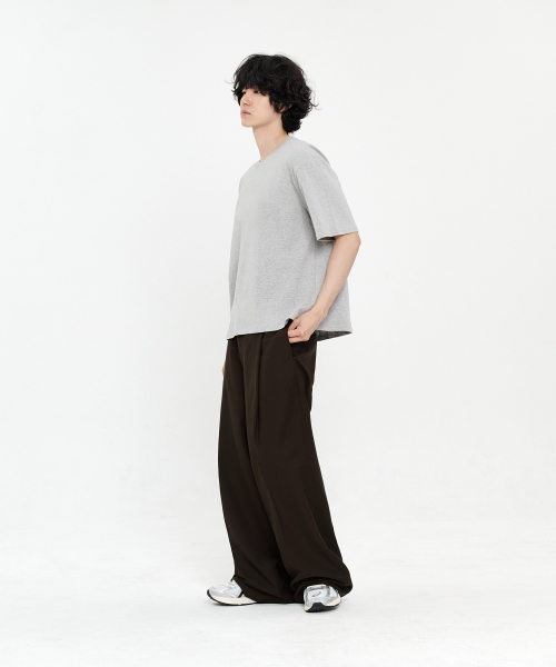 One-tuck широкие слаксы