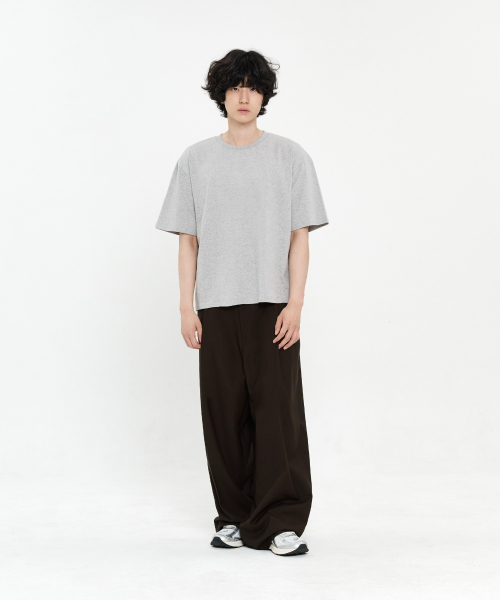 One-tuck широкие слаксы