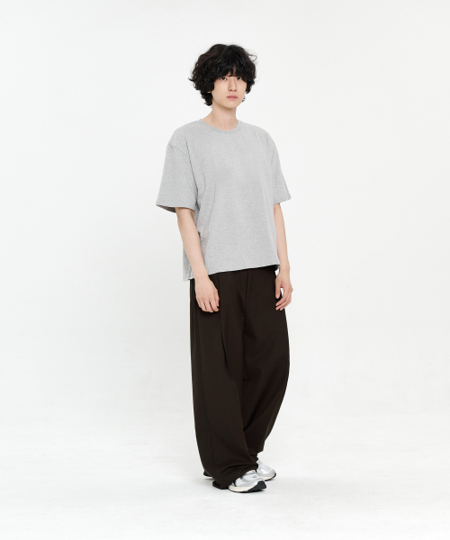 One-tuck широкие слаксы