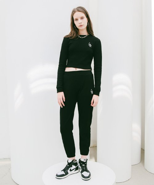 WAFFLE JOGGER PANTS бежевый