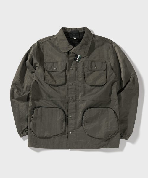 Куртка-сафари с объемными карманами Dark Khaki