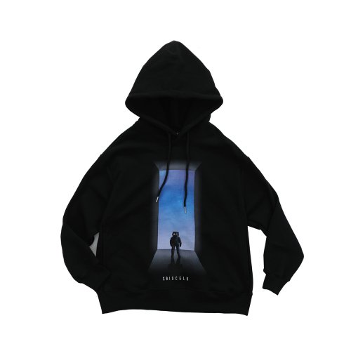 (Унисекс) Худи Astronaut (Black, плотный хлопок, оверсайз)