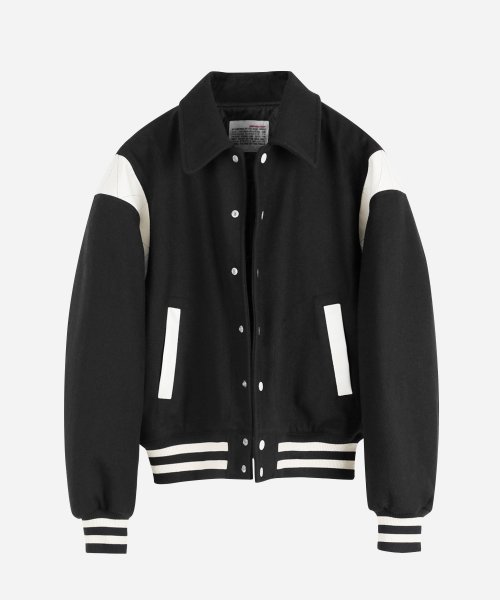 MUSINSA公式 | BIRTHDAYSUIT STADIUM JACKET (BLACK)