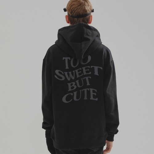TOO SWEET BUT CUTE худи (черный/черный)