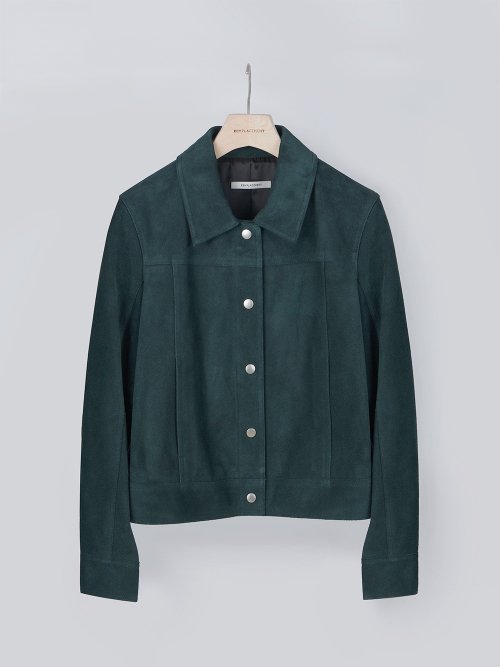 SUEDE пиджак - DEEP GREEN