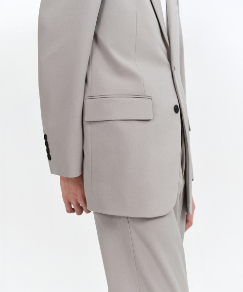 RELAXED BASIC BLAZER [LIGHT BEIGE] thumbnail 7