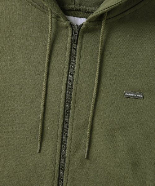 MUSINSA | thisisneverthat® TNT Classic HDP Zip Up Sweat_Olive
