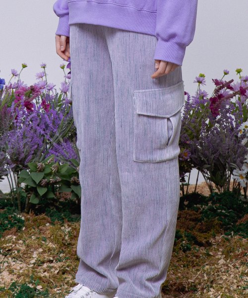 Вельветовые брюки карго (Purple)