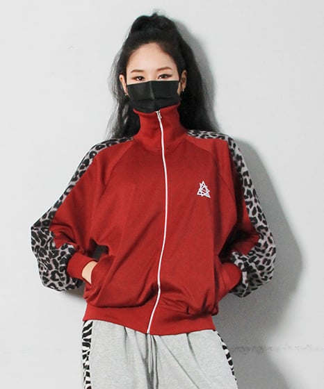 Реглан-джерси на молнии W Raglan Leotard Burgundy