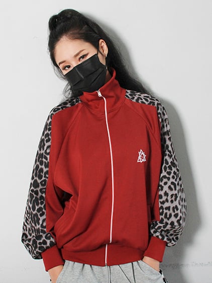 Реглан-джерси на молнии W Raglan Leotard Burgundy