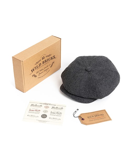 twill newsboy cap