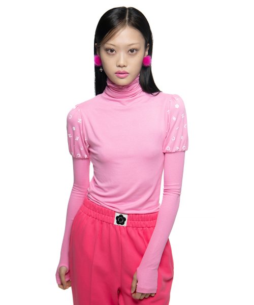 Candy Sleeve водолазка Pink