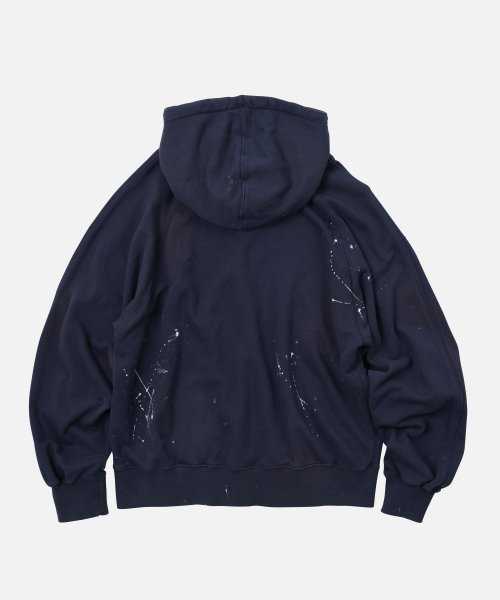 SPLASH PAINTING HOODY _ BLUE