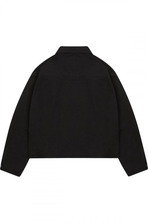 Короткая хлопковая куртка 2-way Black