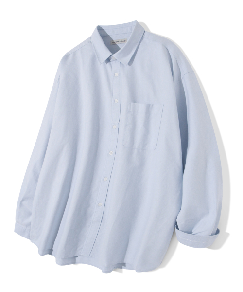 Washed Oxford Shirt S87 Sky Blue