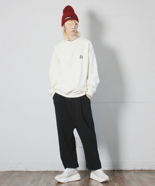Wide Baggy вельветовые брюки-банан на резинке Black