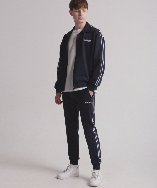 [SET] Тренировочный костюм Semi Line Signature (Navy)