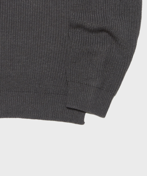 Classic поло-свитер Henley шея Charcoal