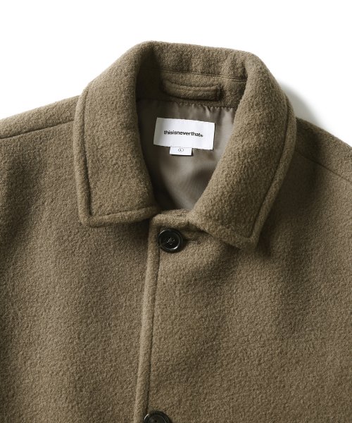 MUSINSA | THISISNEVERTHAT Wool Trench Coat Camel
