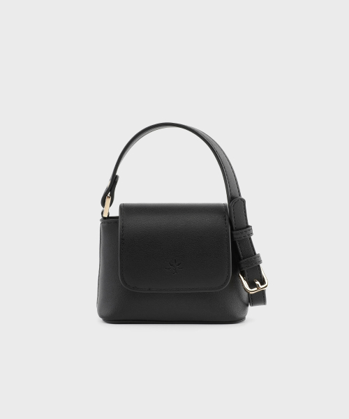 Мини-сумка багет Monica Black AP15-2174-BK