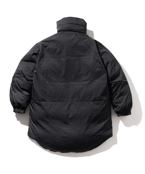 MUSINSA | MASSNOUN Inverted Pleats Duck Down Monster Parka MFOPD001-BK