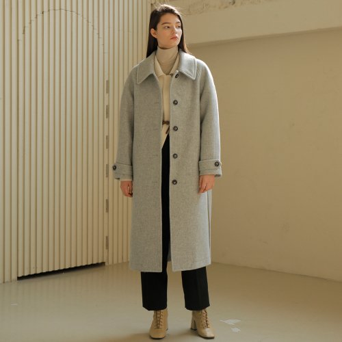 RAGLAN WOOL COAT / GRAY