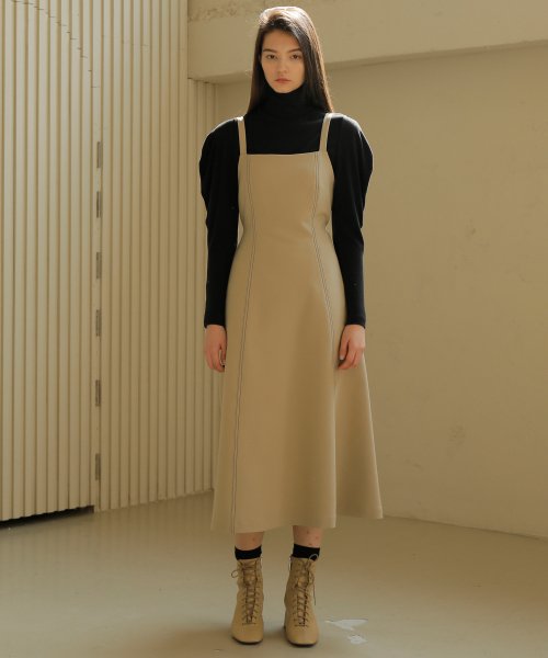 BALLOON SLEEVE TURTLENECK / 7COLOR
