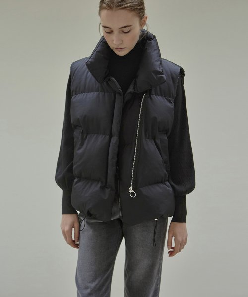 PUFFER PADDING VEST_BLACK
