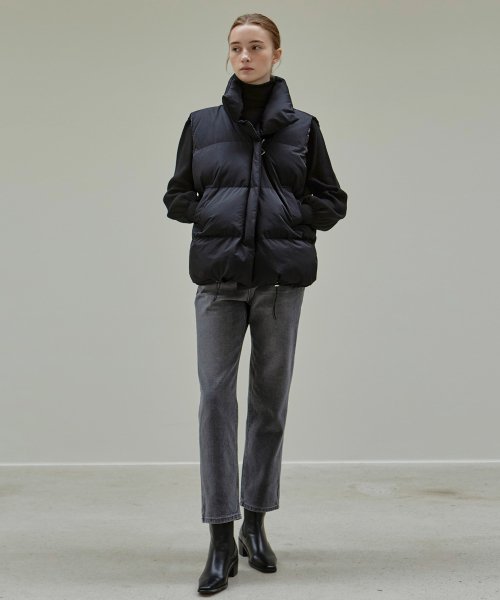 PUFFER PADDING VEST_BLACK