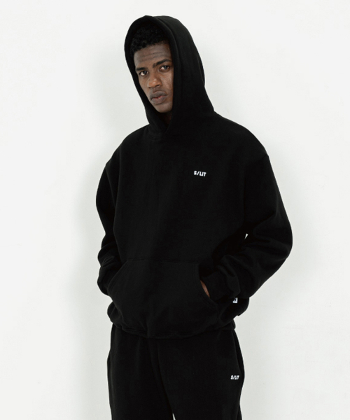 Базовое худи из футера, Black