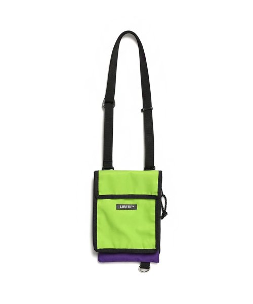 TWOFACE SHOLDER BAG / GREEN PURPLE