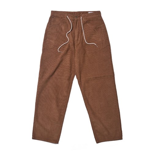 MUSINSA  BSRABBIT CARPENTER CORDUROY TROUSERS BROWN