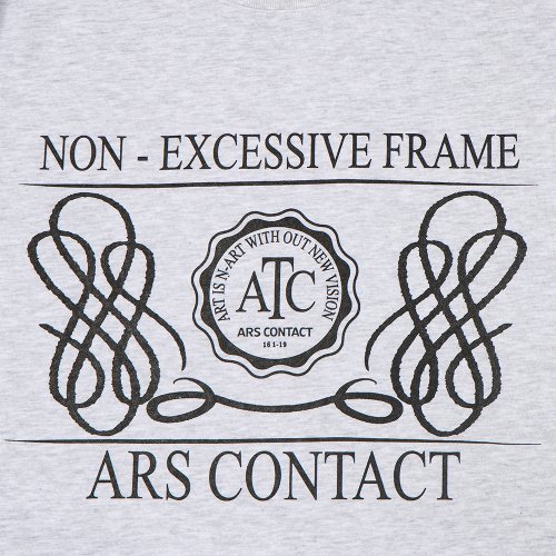 AC NECK SWEAT SHIRTS.GRAY