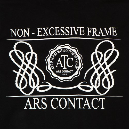AC NECK SWEAT SHIRTS.BLACK