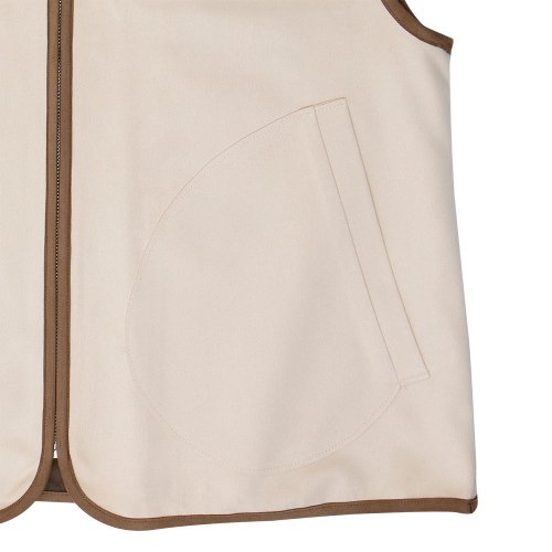 AC SUEDE VEST IVORY