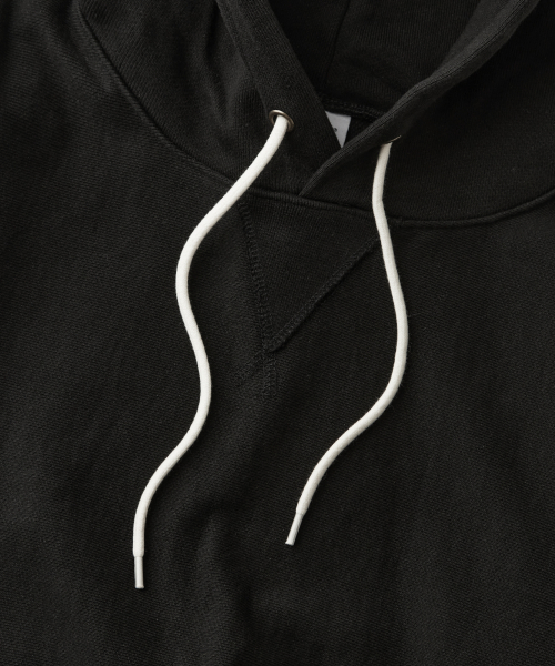REVERSE HEAVY HOOD SWEAT_BLACK