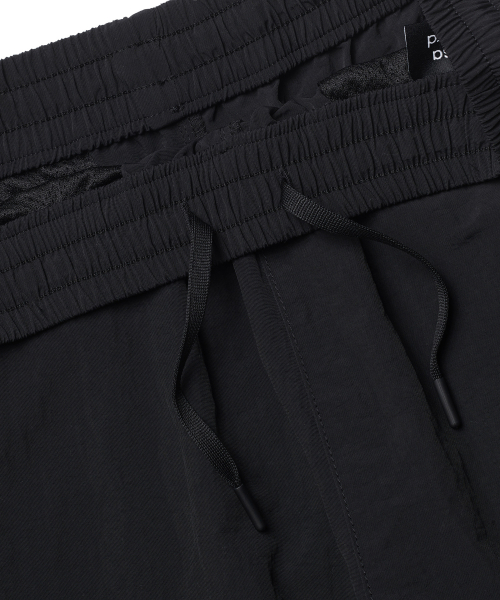 Womens Nylon Banding Shorts [Black] thumbnail 5