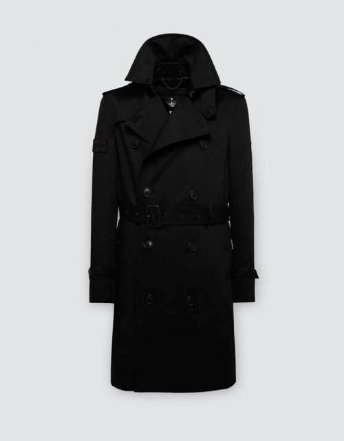 Тренч King Superfine Organic Classic (BLACK/BLACK/BLACK)