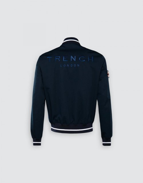 Бомбер из органического хлопка Bond (NAVY/PLAG/WHITE)