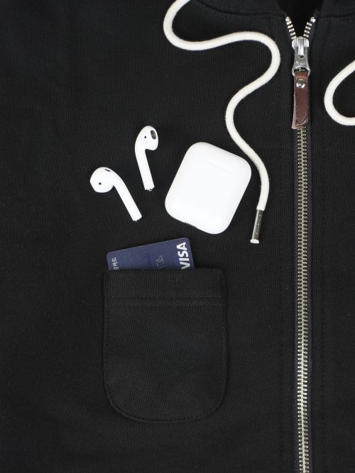 Худи на молнии 2WAY City Pocket Black