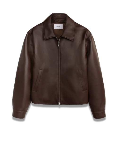 FAUX Leather Crop Single in Brown