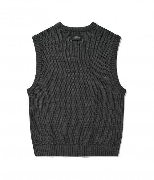 Вязаный жилет сотами Grey