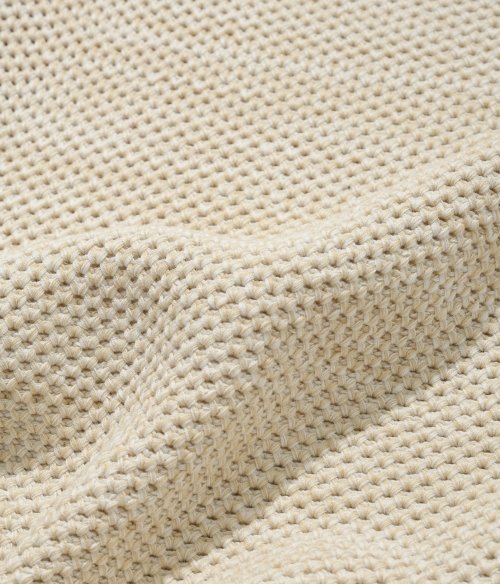 Вязаный жилет в рубчик Beige