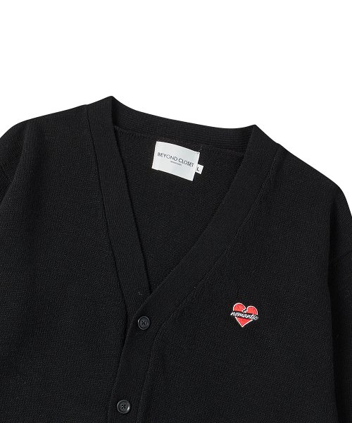 Базовый кардиган V-neck из шерсти ягненка, Black