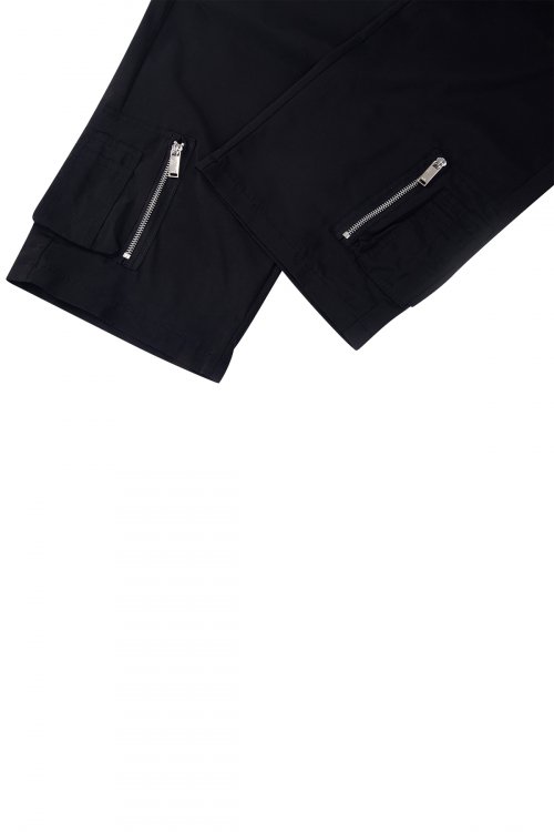 MUSINSA | OY BOMBER POCKET PANTS - BLACK