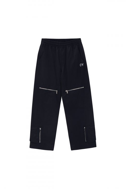 MUSINSA | OY BOMBER POCKET PANTS - BLACK