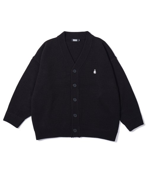 Оверсайз вязаный кардиган Black