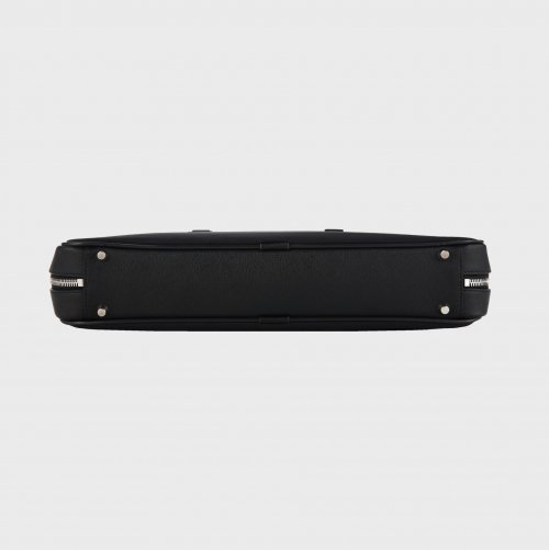 recycled nylon wide open briefcase (BK)